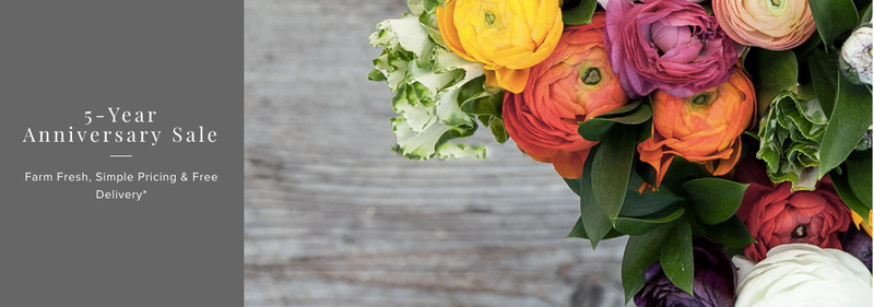 Deluxe bouquet for the price of Original with code TOFIVEMORE